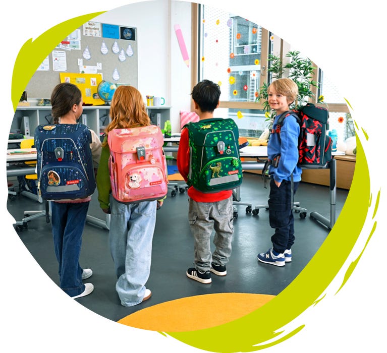 .. und dann macht sich der Schulranzen direkt oder &uuml;ber den Handel auf den Weg zu EUCH und darf endlich gl&uuml;ckliche Schulkinder in die Schule begleiten!