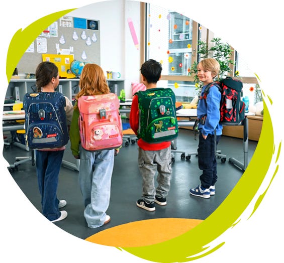 .. und dann macht sich der Schulranzen direkt oder &uuml;ber den Handel auf den Weg zu EUCH und darf endlich gl&uuml;ckliche Schulkinder in die Schule begleiten!