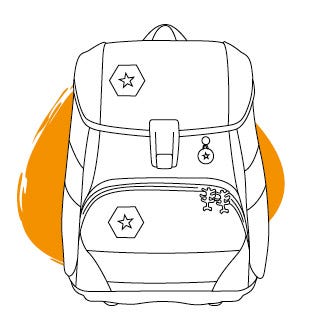 2in1 PLUS - Schulrucksack im Schulranzen