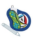 Malvorlage Soccer Leo MAGIC MAGS im Design Soccer Leo, Frontmotiv, mit einem Stift als Icon