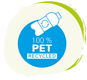  Textilien aus recycelten PET-Flaschen