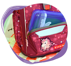Fronttasche für die Lunchbox