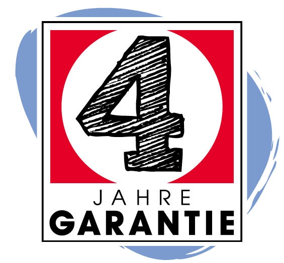 4 Jahre Garantie 4 Jahre Garantie